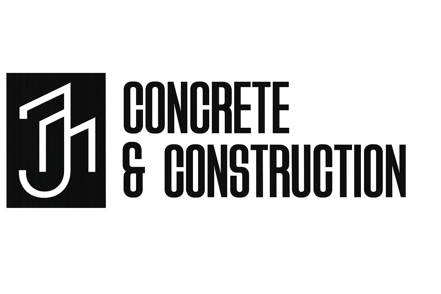 JM CONCRETE & CONSTRUCTION logo