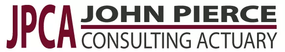 JOHN PIERCE CONSULTING ACTUARY logo