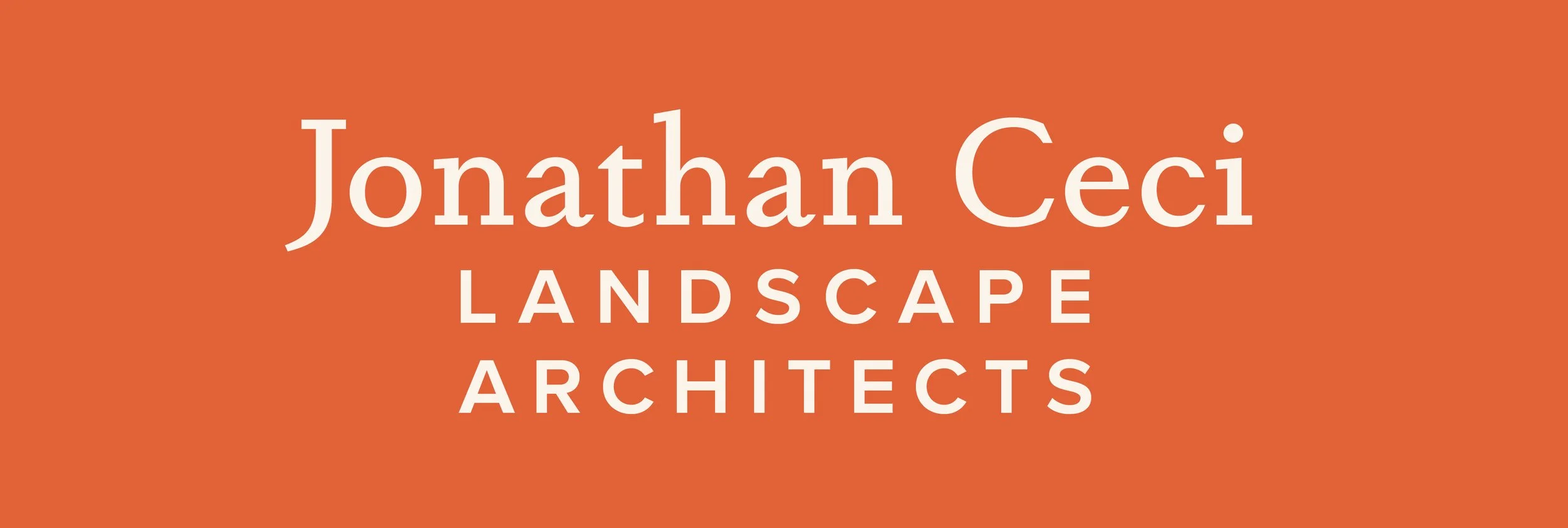 JONATHAN CECI LANDSCAPE ARCHITECT logo