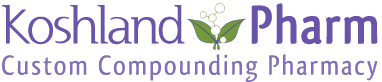 KOSHLAND PHARMACY CUSTOM PHARMACY logo