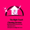 THE RIGHT TOUCH CLEANING SERVICES logo